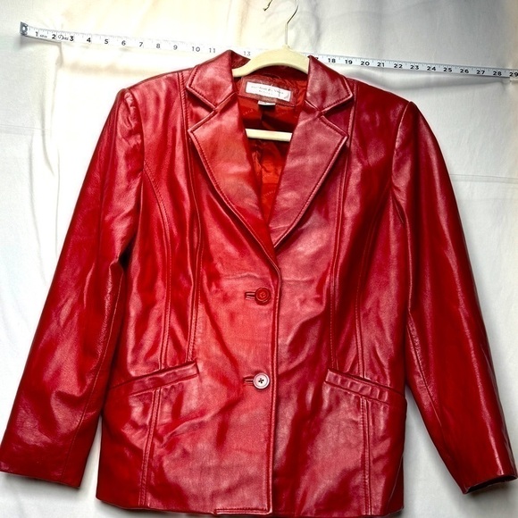 Preston & York Jackets & Blazers - Perfect Condition, VINTAGE, Preston & York Res leather button up jacket. Sz PM